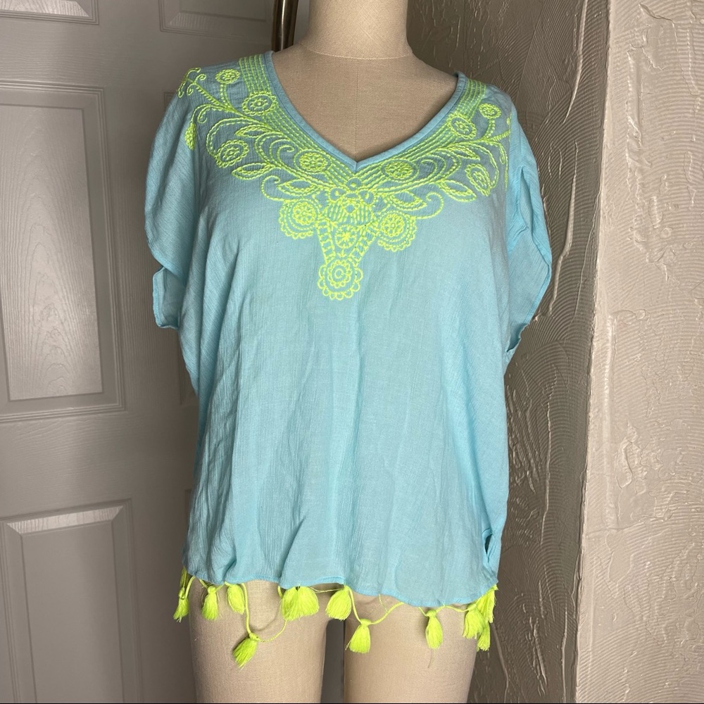 ❗️ OFFERS WELCOME ❗️ Lilly Pulitzer Serene Blue Kathleen Tunic XS/S